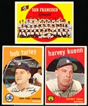 1959 Topps Bb- 3 Diff
