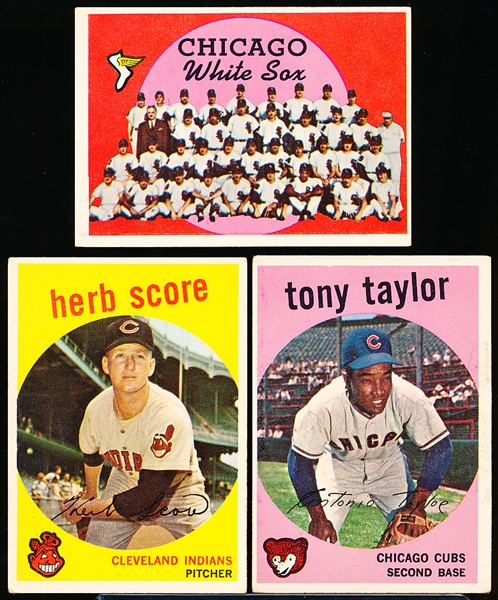 1959 Topps Bb- 25 Diff
