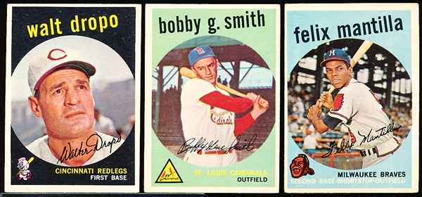 1959 Topps Bb- 10 Diff
