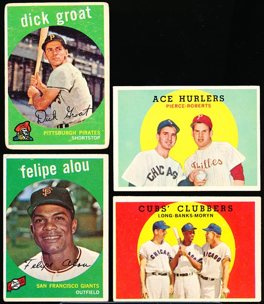 1959 Topps Bb- 4 Diff
