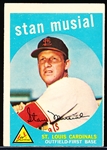 1959 Topps Bb- #150 Stan Musial, Cardinals