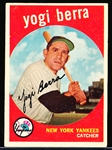 1959 Topps Bb- #180 Yogi Berra, Yankees