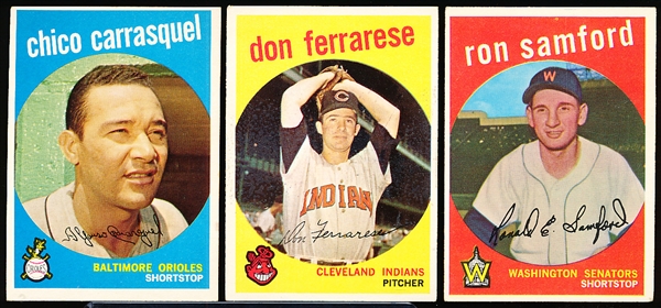 1959 Topps Bb- 12 Diff