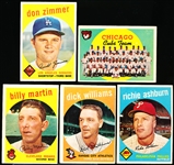 1959 Topps Bb- 5 Diff