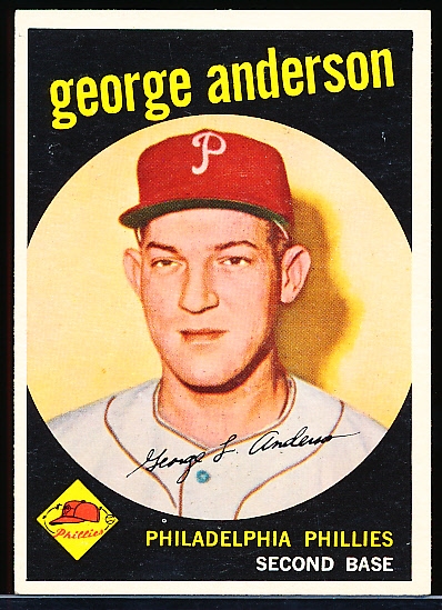 1959 Topps Bb- #338 Sparky Anderson RC