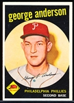 1959 Topps Bb- #338 Sparky Anderson RC