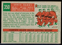 1959 Topps Bb- #350 Ernie Banks, Cubs