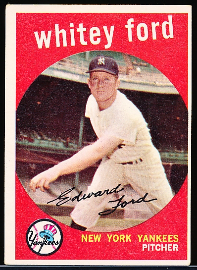 1959 Topps Bb- #430 Whitey Ford, Yankees