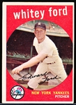 1959 Topps Bb- #430 Whitey Ford, Yankees