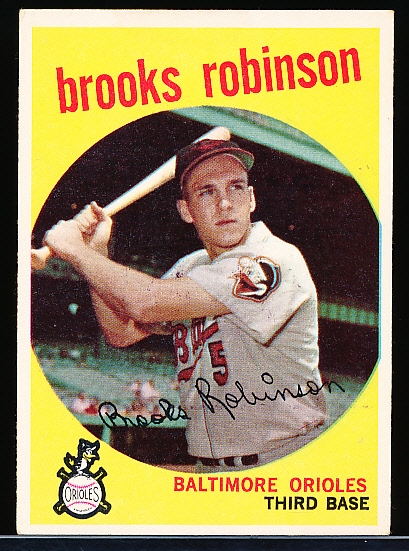 1959 Topps Bb- #439 Brooks Robinson, Orioles