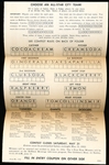 1952 Hoffman Baseball Contest Official Entry Blank