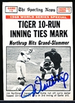 Autographed 1969 Topps Bsbl. #167 World Series Game #6- Signed by Jim Northrup
