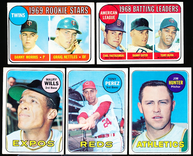 1969 Topps Bsbl.- 5 Diff. Stars