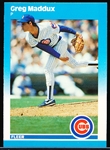 1987 Fleer Update Glossy #U-68 Greg Maddux RC, Cubs