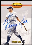 Autographed 1993 Ted Williams Bsbl. #39 George Kell, Tigers