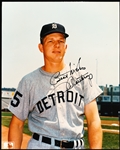 Autographed & Inscribed Jim Northrup Detroit Tigers MLB Color 8” x 10” Photo