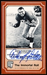1975 Fleer Immortal Roll Ftbl. #40 Andy Robustelli, Giants