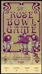 January 1, 2005 Rose Bowl NCAA Ticket Stub- Michigan vs. Texas