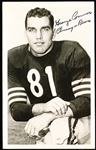 Autographed George Connor Chicago Bears B/W 3-½” x 5-½” Photo