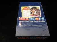 1990-91 Hoops Basketball- One Unopened Low Series Wax Box