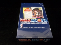 1990-91 Hoops Basketball- One Unopened Low Series Wax Box