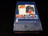 1990-91 Hoops Basketball- One Unopened Low Series Wax Box