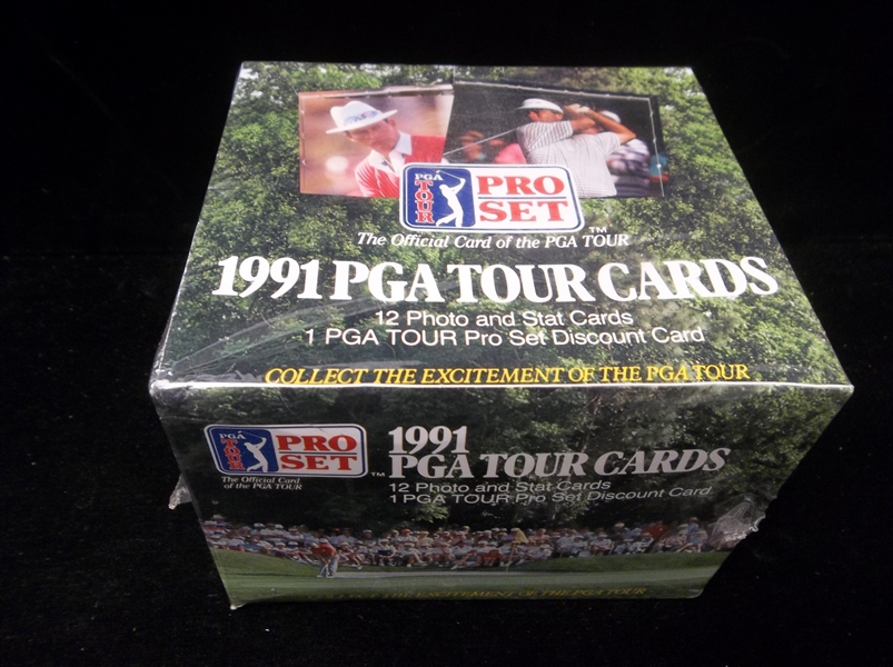 1991 Pro Set Golf- One Unopened Wax Box