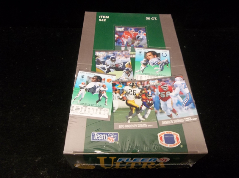 1991 Ultra Football- One Unopened Wax Box