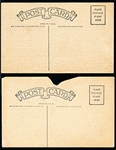 1920’s 4-in-One Postcard Backed Western Stars Exhibit Cards with Tom Mix! 2 Diff.