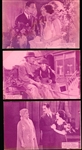 1924 & ’25 Pink Toned Silent Movie Postcard-Backed Exhibit Cards- 7 Asst