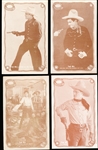 1929 Exhibit Supply Co. Tom Mix Rope Framed (W404-1) Blank-Backed Exhibit Cards- 14 Diff.