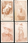 1929 Exhibit Supply Co. Tom Mix Rope Framed (W404-1) Blank-Backed Exhibit Cards- 8 Diff.
