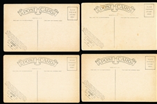1929 Exhibit Supply Co. Tom Mix Rope Framed (W404-1) Postcard-Backed Exhibit Cards- 9 Asst/8 Diff.