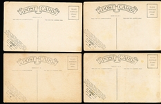 1929 Exhibit Supply Co. Tom Mix Rope Framed (W404-1) Postcard-Backed Purple Tint Exhibit Cards- 16 Diff.