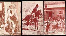 1930’s Exhibit Supply Co. (Chicago) Tom Mix Blank-Backed Exhibit Cards- 5 Diff.