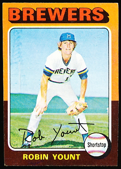 1975 Topps Bb- #223 Robin Yount RC, Brewers
