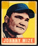 1948/49 Leaf Baseball- #46 Johnny Mize, Giants- Hall of Famer!