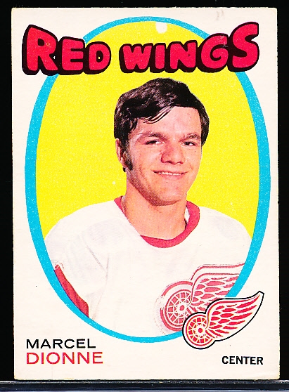 1971-72 O-Pee-Chee Hockey #133 Marcel Dionne RC, Red Wings