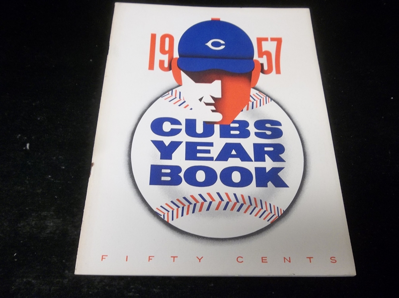 Lot Detail - 1957 Chicago Cubs Yearbook