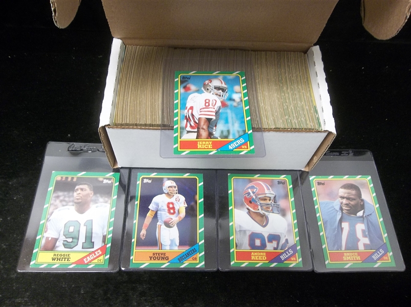 1986 Topps Football Complete Set of 396