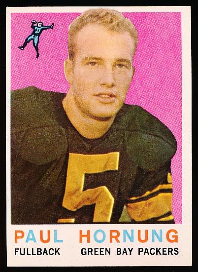 1959 Topps Fb- #82 Paul Hornung, Packers