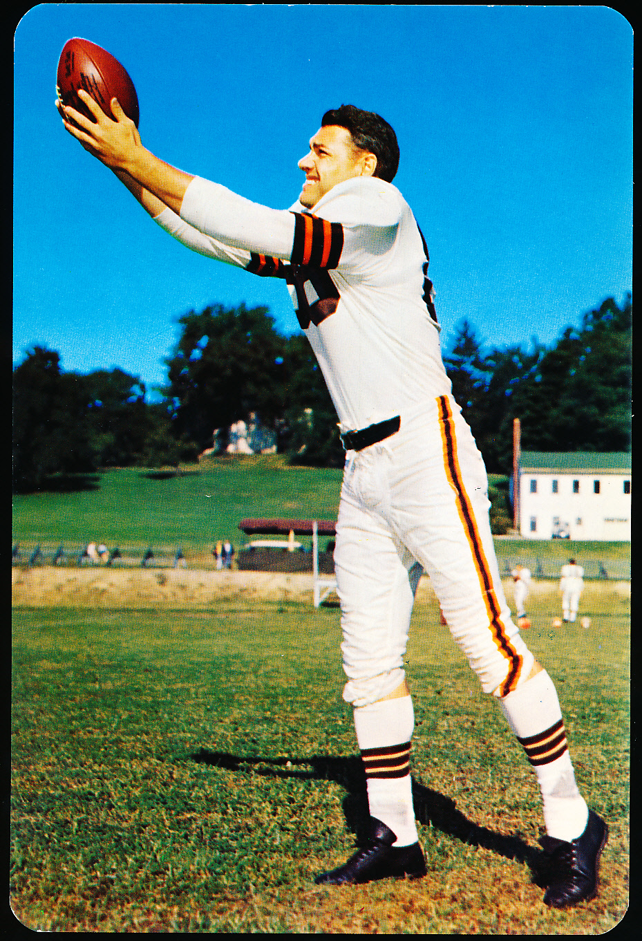 Lot Detail - 1955 Cleveland Browns NFL Giant Postcard- Dante Lavelli