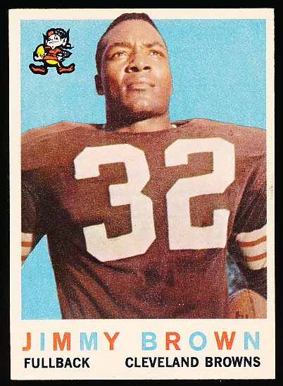 1959 Topps Fb- #10 Jimmy Brown, Browns