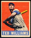1948/49 Leaf Baseball- #76 Ted Williams, Red Sox