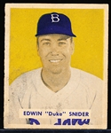 1949 Bowman Bb- #226 Duke Snider RC, Brooklyn Dodgers- Hi#