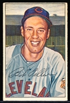 1952 Bowman Baseball- #43 Bob Feller, Cleveland