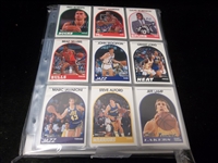 1989-90 Hoops Bskbl.- 1 Complete Set of 353 Cards in Pages