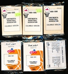 1989-90 (3 Sets) & ’90-91 (3 Sets) ProCards CBA “Columbus Horizon” Complete Sets