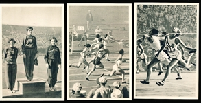 1932 Sammelwerk “Olympia 1932”- 4 Diff. Babe Didrikson