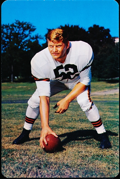 1955 Cleveland Browns NFL “Giant Postcards”- Frank Gatski- 4 Cards